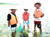 村の伝統漁業を体験